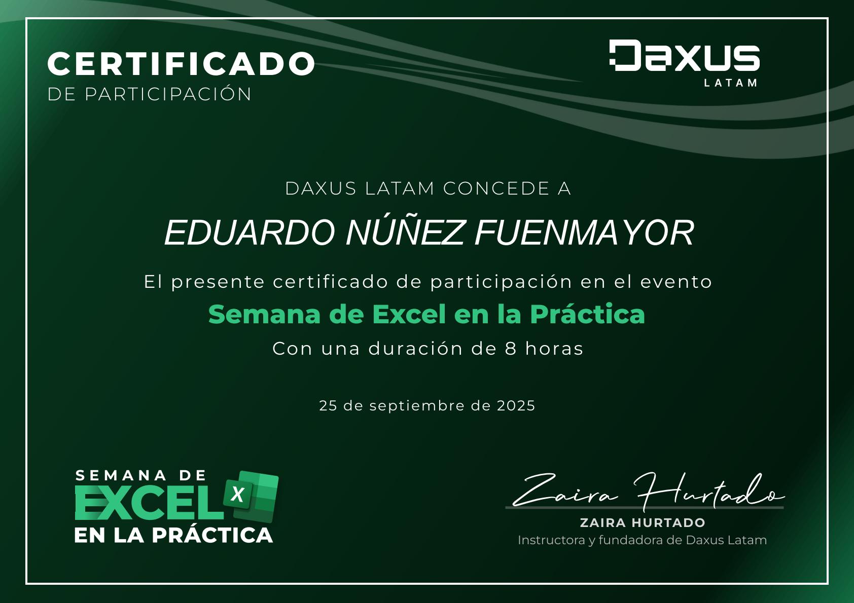 Excel en la practica